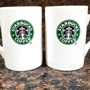 Starbucks coffee tea cup mug white 10 oz.